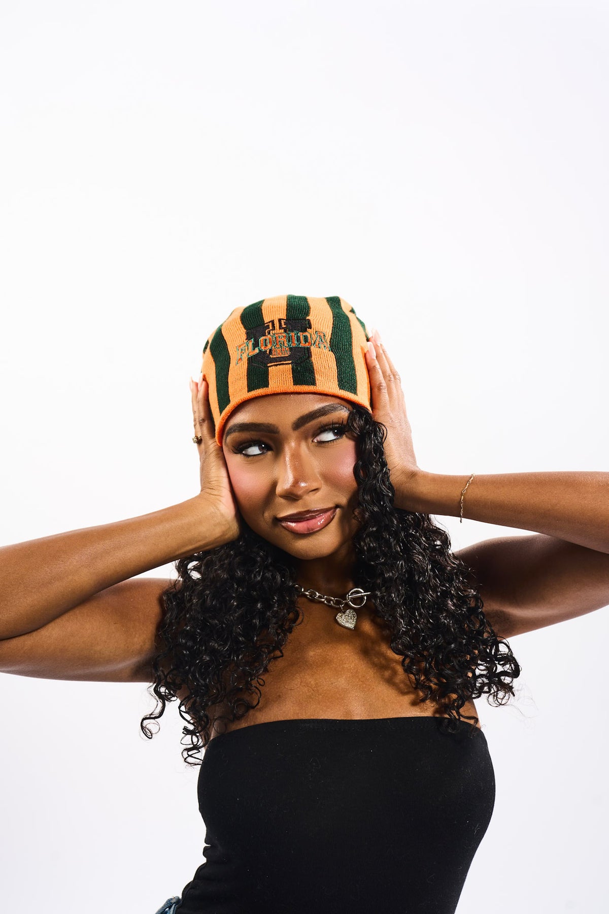 FAMU Striped Beanie
