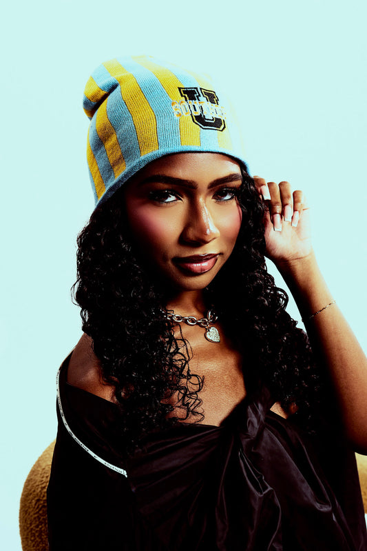 Southern University Striped Beanie